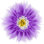 Coussin décoratif rond en tournesol