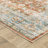 Goreville Machine Washable Performance Non-Skid Rust/Blue Rug Mat-1176270912