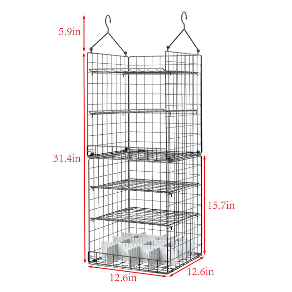 Rebrilliant Malikha Metal Hanging Organizer