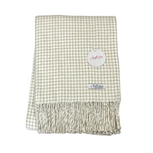 Windowpane Plaid Throw