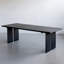 Table de salle à manger rectangulaire noire-1502135172