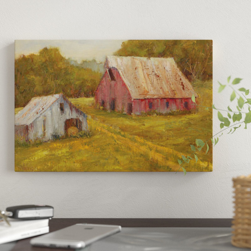 Granges de pays, H 8 po x l 12 po x P 0,75 po, Toile tendue, Pas de tapis