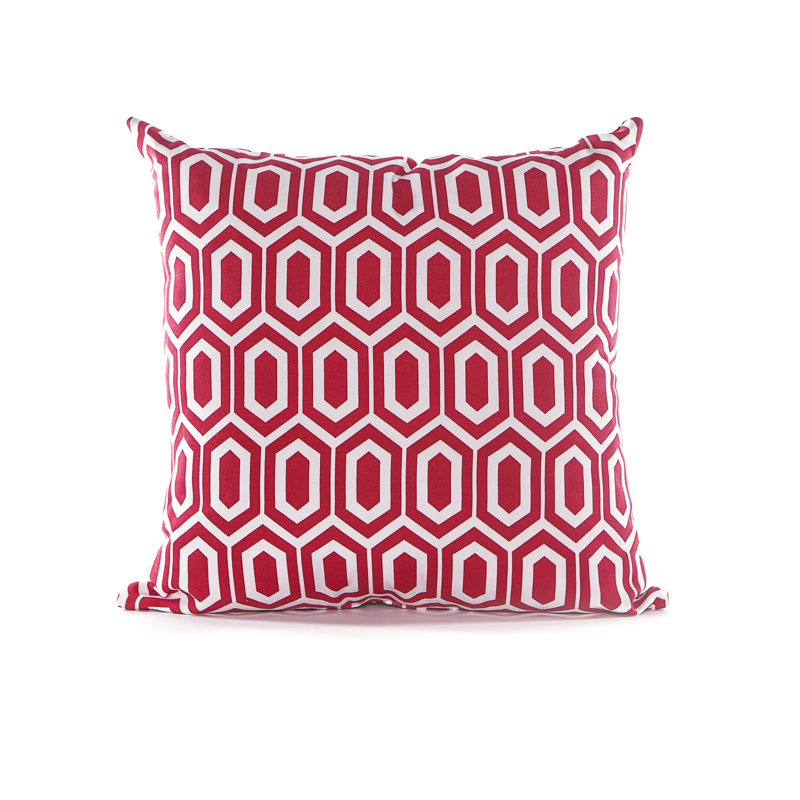Coussin Hex, Rouge