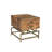 Jeb Solid Wood Top End Table with Storage