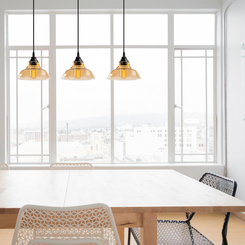 Lustre scandinave élégant, 28,3 po x 28,3 po | Hauteur: 42,5 pouces, corps en métal, 3 x E27 Max 40W | Finition noire élégante, parfaite pour les salles à manger et les espaces de vie modernes, homologuée IP20 pour une utilisation à l'intérieur