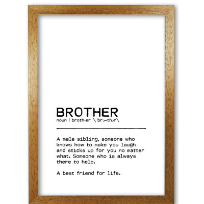 Brother Best Friend - Print