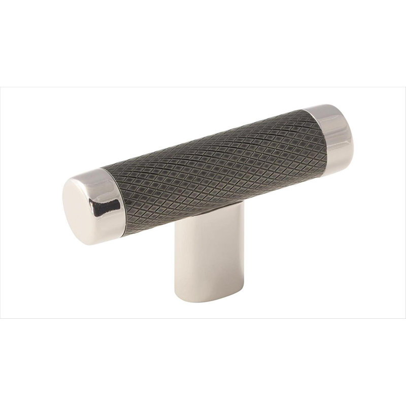 Esquire Bar Knob, Polished Nickel/Gun Metallic