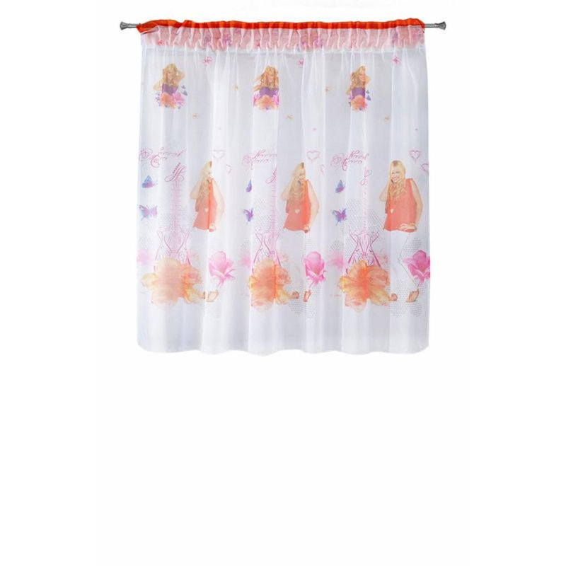 Hannah Slot Top Semi Sheer Curtain