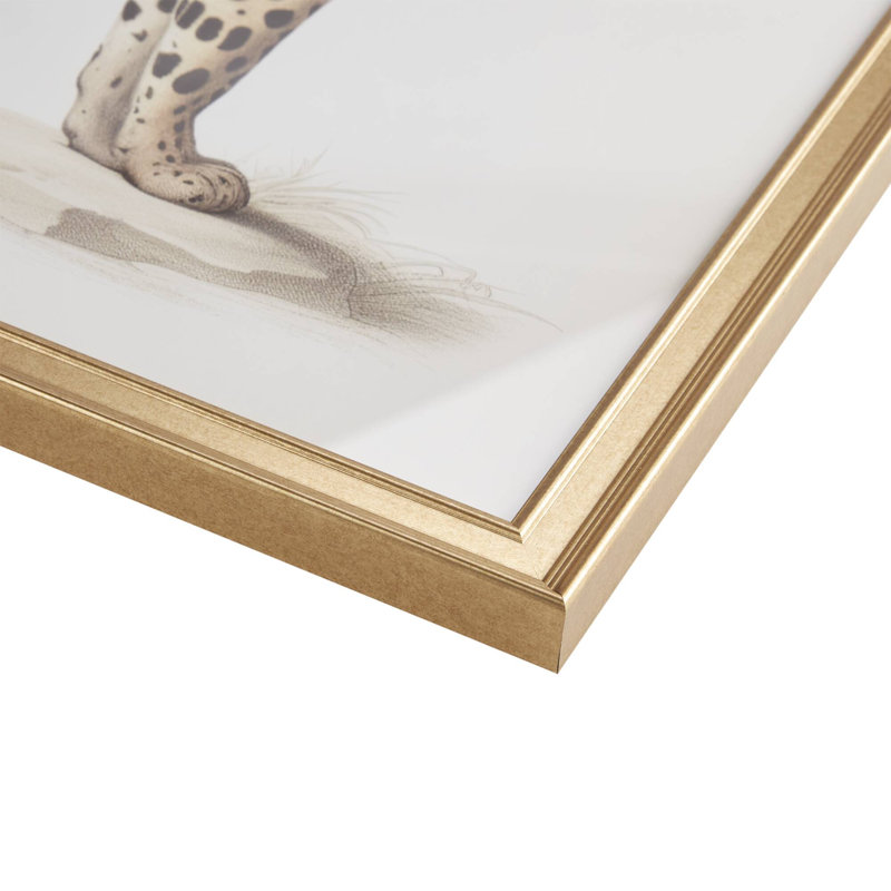 The Duel Cheetah Framed Graphic Wall Decor 2 Piece Set