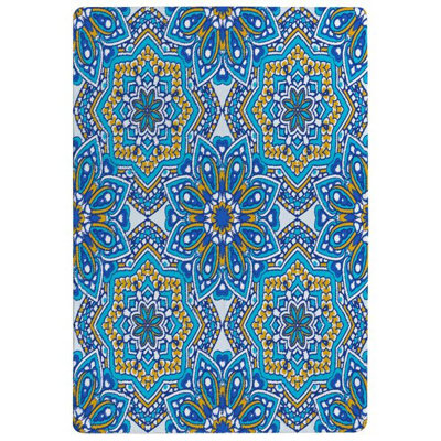 Hughes Floral Shag Area Rug
