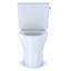 Toilette allongée deux pièces Drake® à chasse double avec chasse d'eau Tornado (siège inclus)