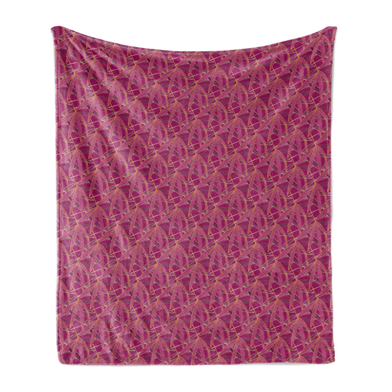 Hand Woven Throw Blanket, 50" W x 70" L