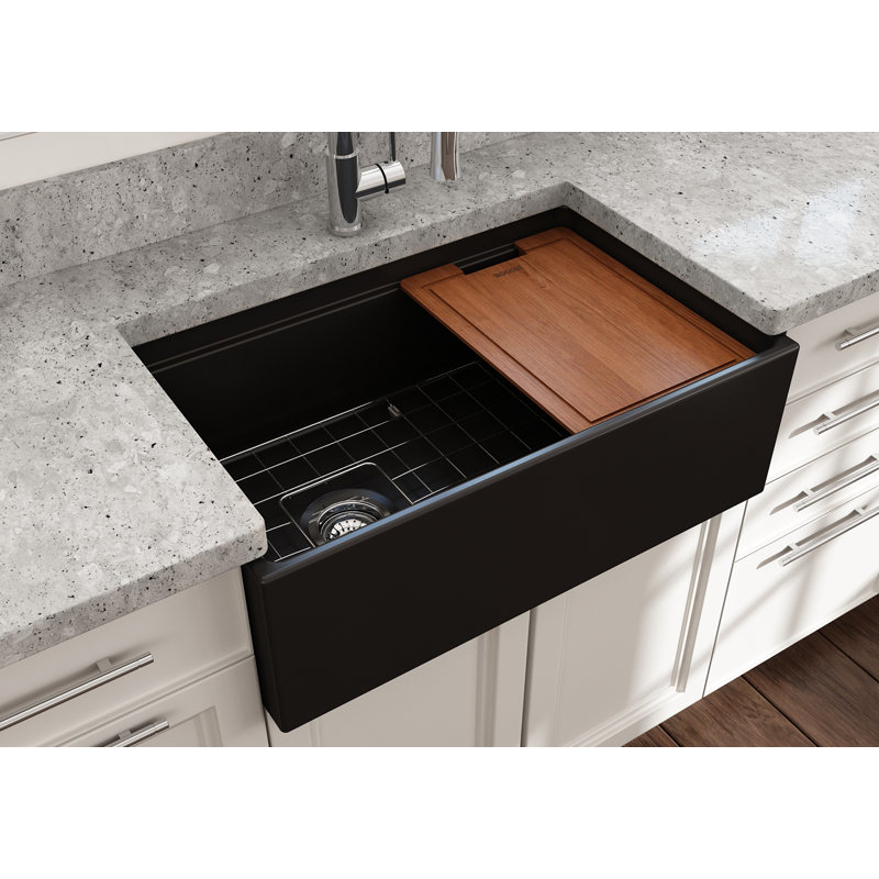 36'' L Kitchen Sink, Matte Black