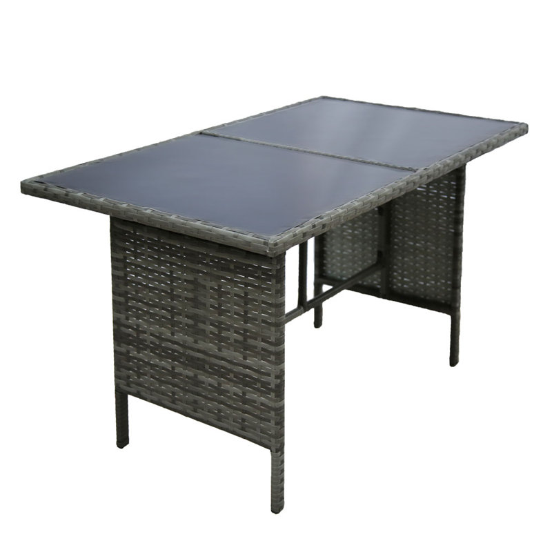 Aderinola Rattan Wicker 9 - Person Seating Group with Cushions