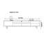 TV Stand with Open Shelf & Steel Legs-318200090