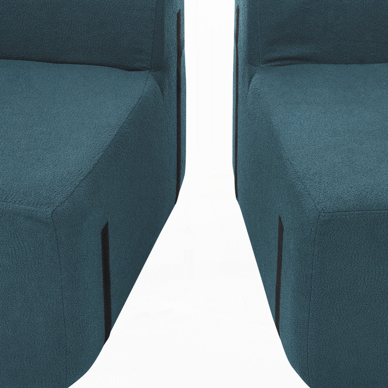 Canapé modulaire moderne pour le salon, Bleu