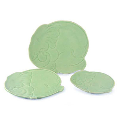 Ayon 3 Piece Dessert Plate Set