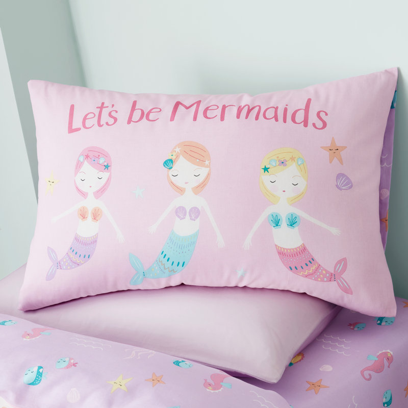 Lets Be Mermaids Toddler Bedding Set