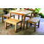 Brunswick Teak Outdoor Square Dining Table