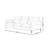 Small - apartment Fabric Sofa