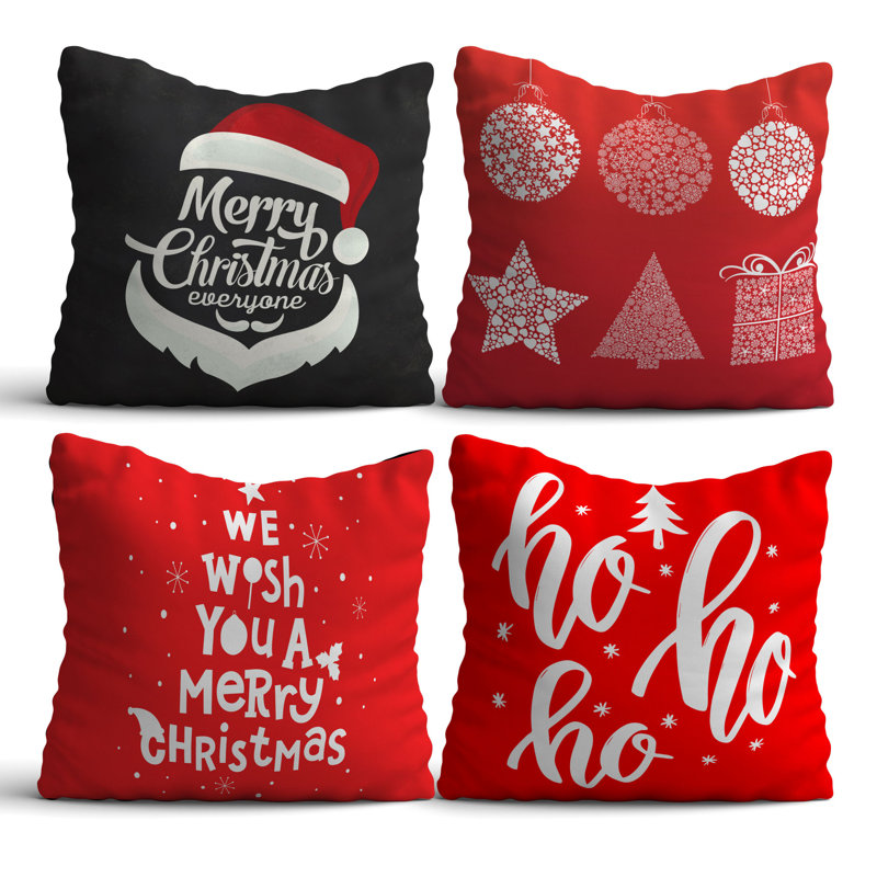 Housse et insert de coussin décoratif en polyester / coton Scatter