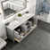 Minnich 72'' Double Bathroom Vanity with Carrara Quartz Top