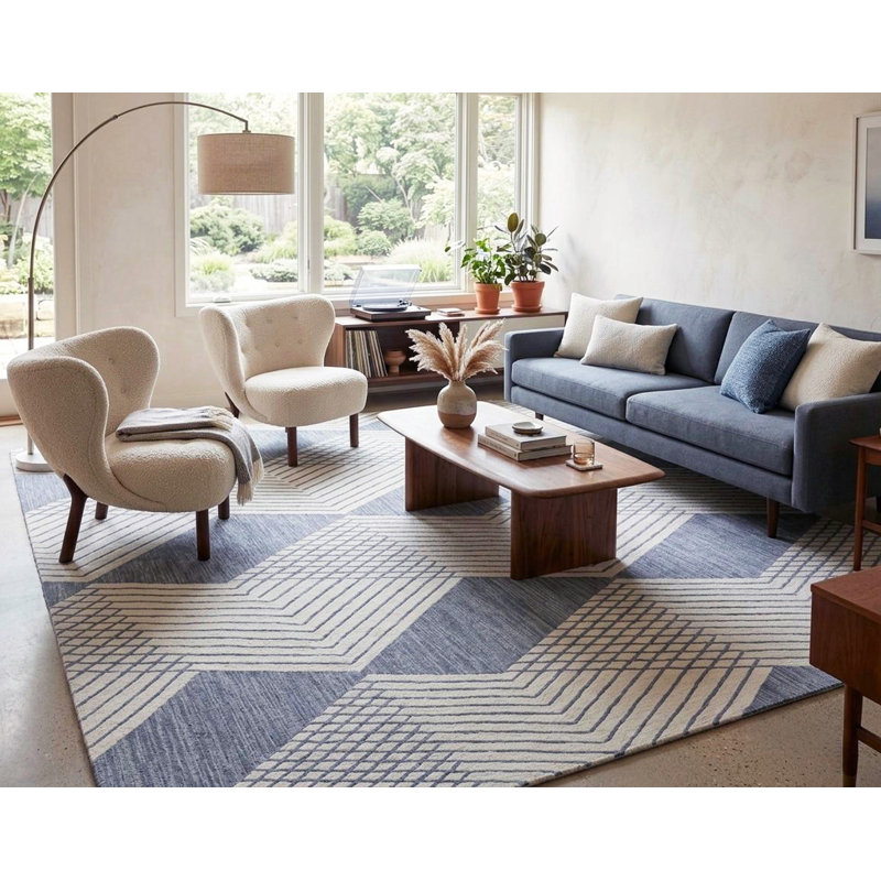 Tapis gris / ivoire Gardy, Rectangle de 5 pi x 8 pi