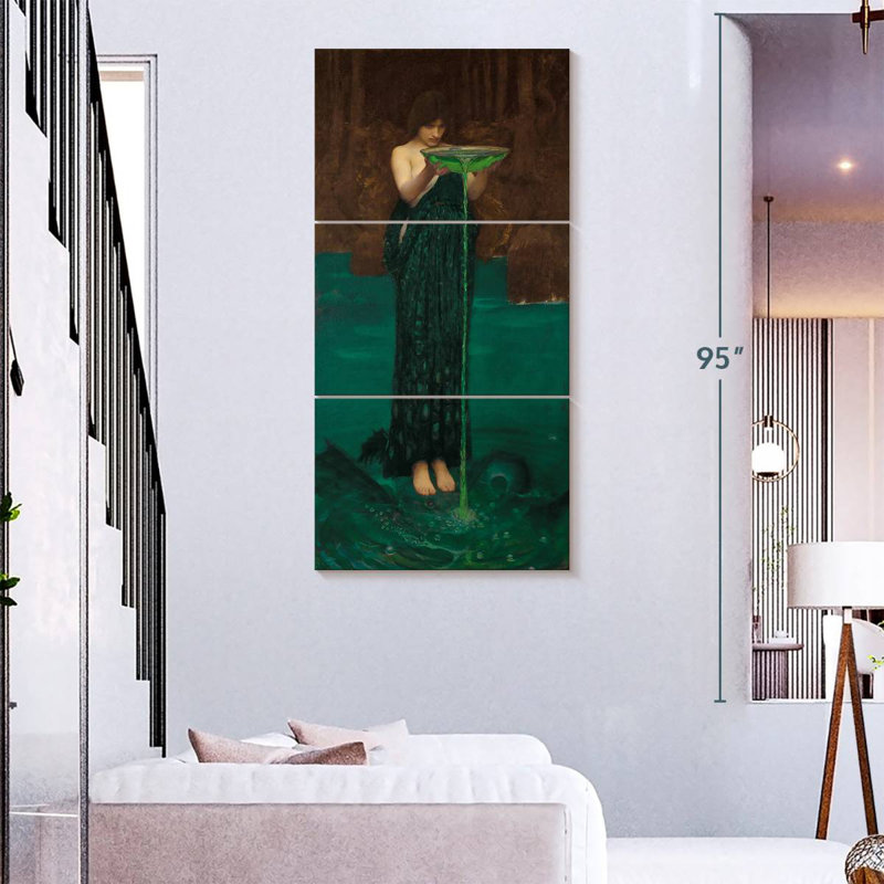 Circe Invidiosa, 75" H x 36" W