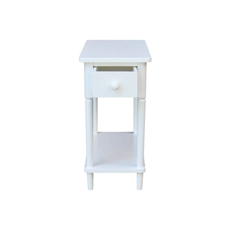 Table de bout Deboria, Blanc