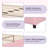 Full Size Upholstered PU Leather Bed Frame, With Butterfly Shaped Headboard And Footboard, Platform Bed Frame With Gold Metal Decorations, No Box Spring Needed, Light Pink-470847828-470847829