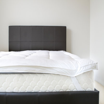 Pointehaven 240TC Percale Diamond Quilted Breathable Mattress Topper
