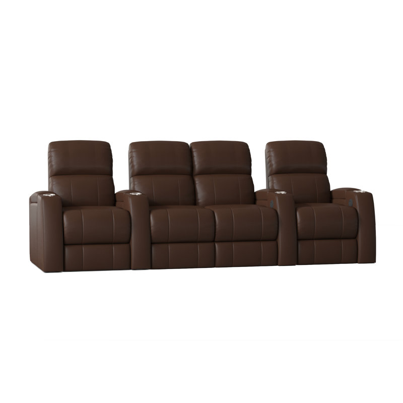 Sièges de rangée de cinéma (rangée de 4), Cappucino classique, Manuel