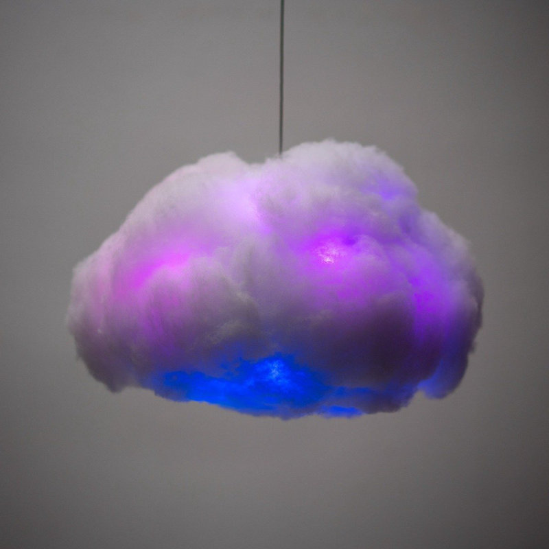 Interactive Cloud, 128" H x 17" W x 14" D