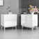 High gloss bedside table