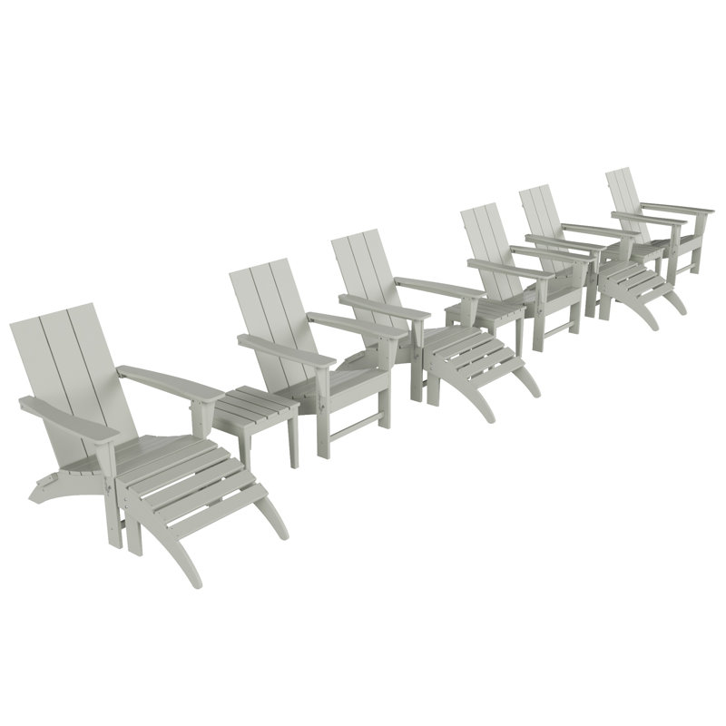 Joubert 6 - Person Patio Conversation Set, Sand