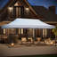 Pergola en bois massif l 10 pi x P 20 pi avec toiles pi-109360465