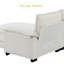  Canapé modulaire en chenille 3 pièces-1112442953