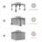 Yardgrace 13'x10' Soft-top Double-Roofed Steel Patio Gazebo-122260786