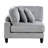 5Pc Modular Sectional In Gray Corduroy Upholstery - 2 Armless Chairs, Corner Seats, 1 40" X 20" Contemporary 5 2X 1X 36" Product Height