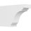 4"W x 10"H x 16"L Standard Pescadero Architectural Grade PVC Rafter Tail