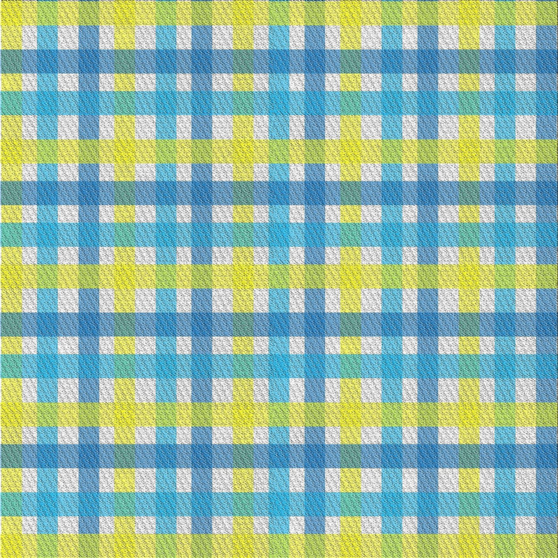Tapis bleu Kinzel, Carré 4 pi