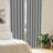 Black and White Geometric Semi-Sheer Rod Pocket Curtain Panels-360998417