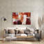 Art mural en verre Epic Art, "Deconstruit City" par Design Fabrikken, 36 po x 24 po-1455360075