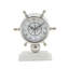 Coastal Analogue Tabletop Clock in Silver-796321750