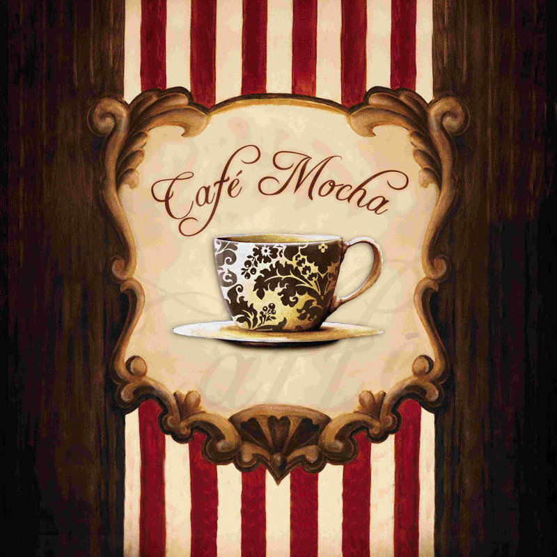 «Cafe Mocha 3», impression sur toile tendue, L 30 po x H 30 po