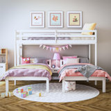 Zayden Twin over Twin & Twin Triple Bunk Bed for Kids