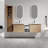 Multifunctional Wall-Mounted Bathroom Double Vanity Sets