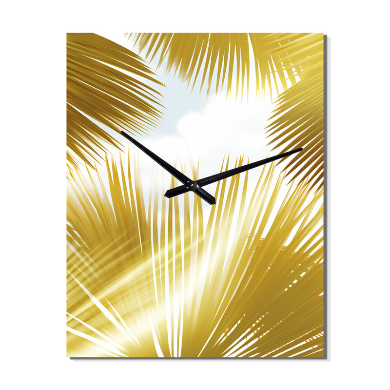 Coulterville - Feathers Wall Clock, Small