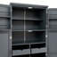 Armoire de cuisine autoportante de 70,9 po de hauteur avec plateaux coulissants, armoire de rangement de style Shaker avec tablette réglable et tablettes de porte pour la cuisine et la salle à manger-130483002