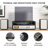 Coda 3 - Speed Turntable Decorative Record Player with Bluetooth
